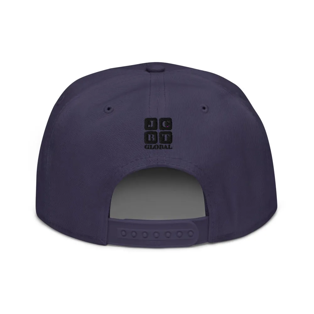 Snapback Hat "1053-0101 North Carolina (Black Logo)"