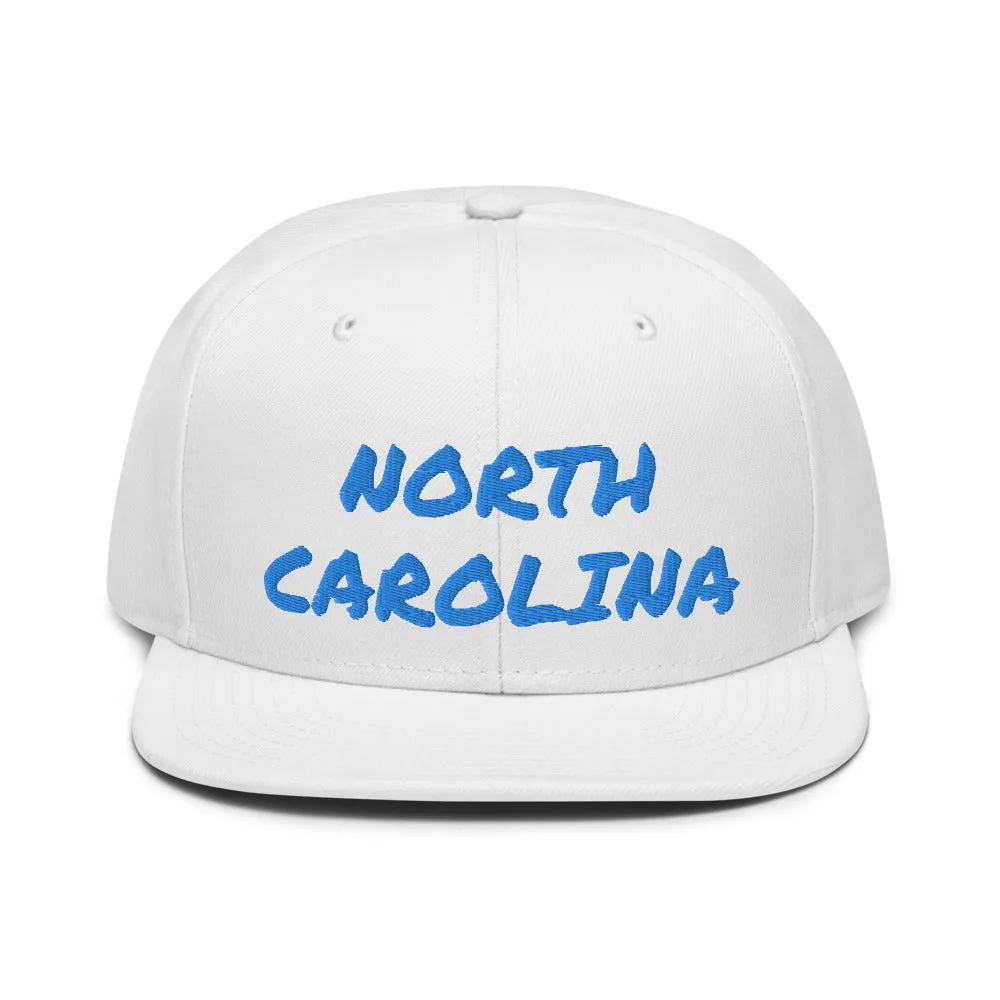 Snapback Hat "1053-0101 North Carolina (Blue Logo)"