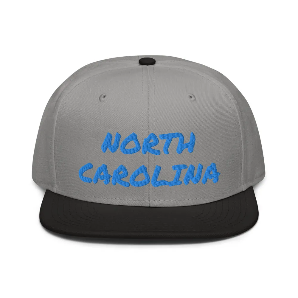 Snapback Hat "1053-0101 North Carolina (Blue Logo)"
