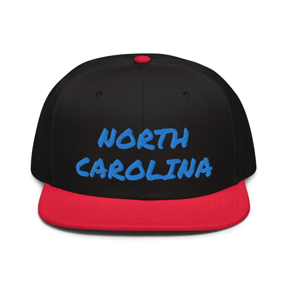 Snapback Hat "1053-0101 North Carolina (Blue Logo)"