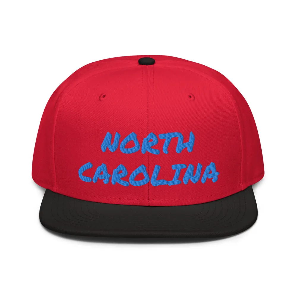 Snapback Hat "1053-0101 North Carolina (Blue Logo)"