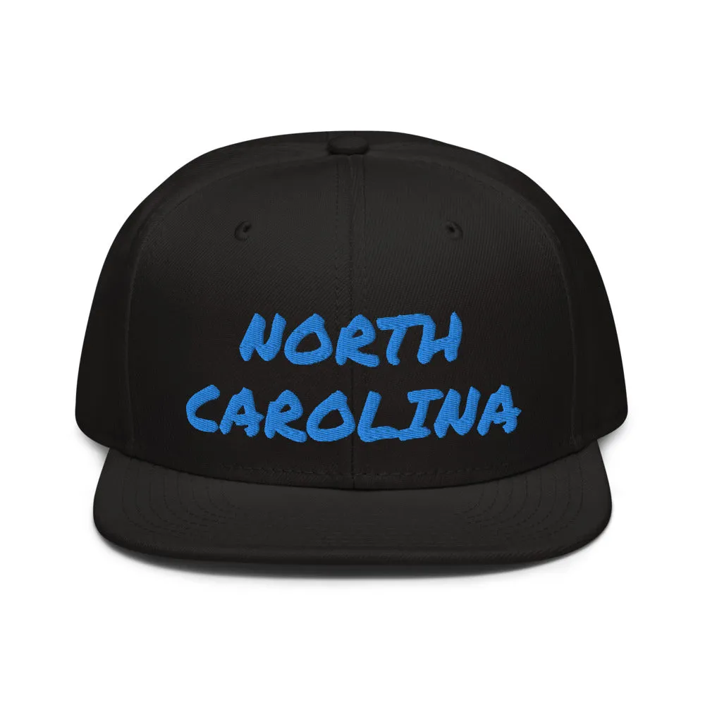 Snapback Hat "1053-0101 North Carolina (Blue Logo)"
