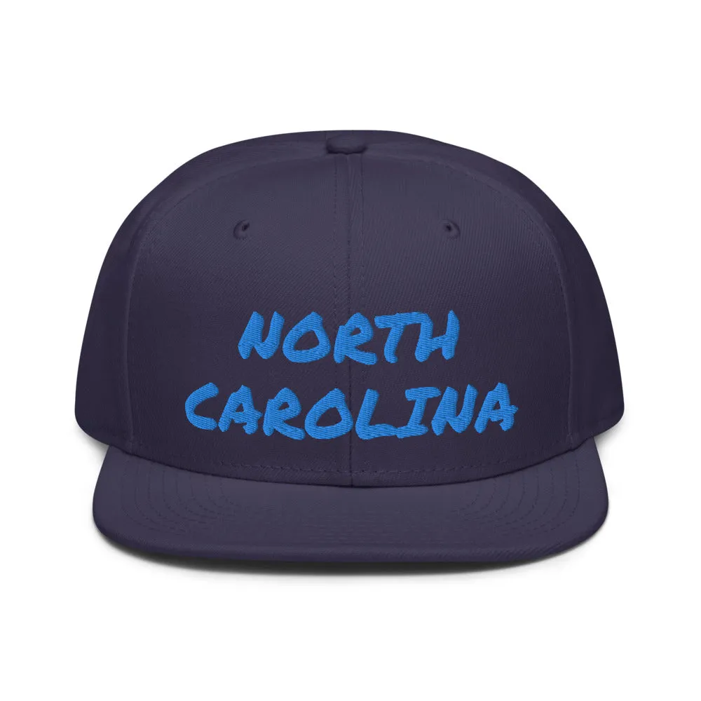 Snapback Hat "1053-0101 North Carolina (Blue Logo)"