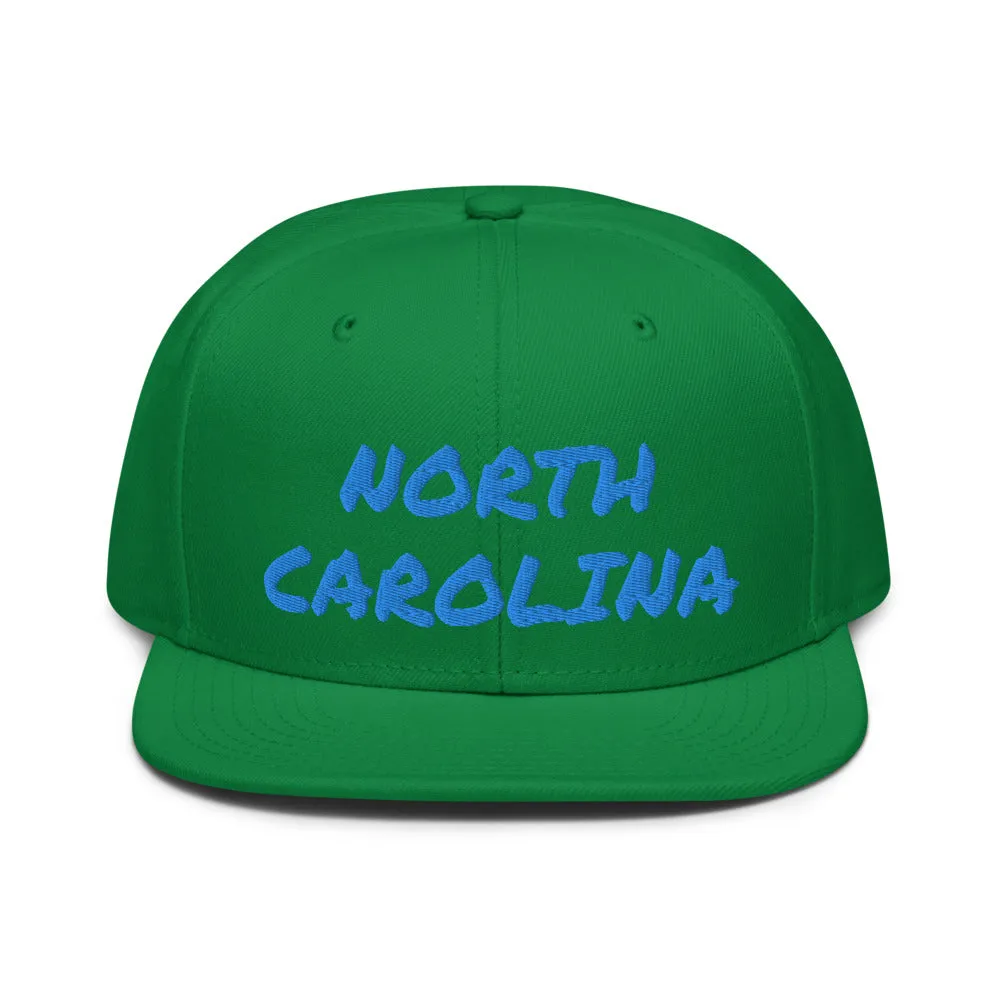 Snapback Hat "1053-0101 North Carolina (Blue Logo)"