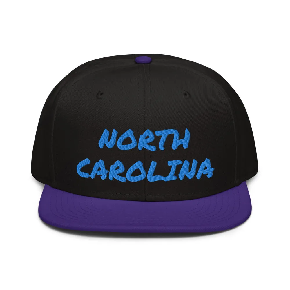 Snapback Hat "1053-0101 North Carolina (Blue Logo)"
