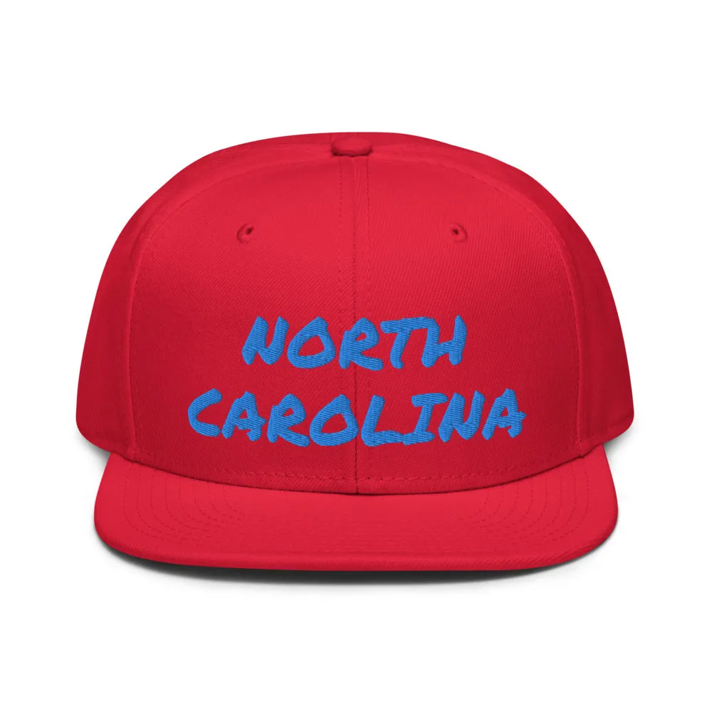 Snapback Hat "1053-0101 North Carolina (Blue Logo)"