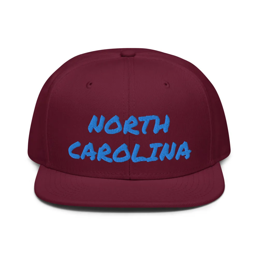 Snapback Hat "1053-0101 North Carolina (Blue Logo)"