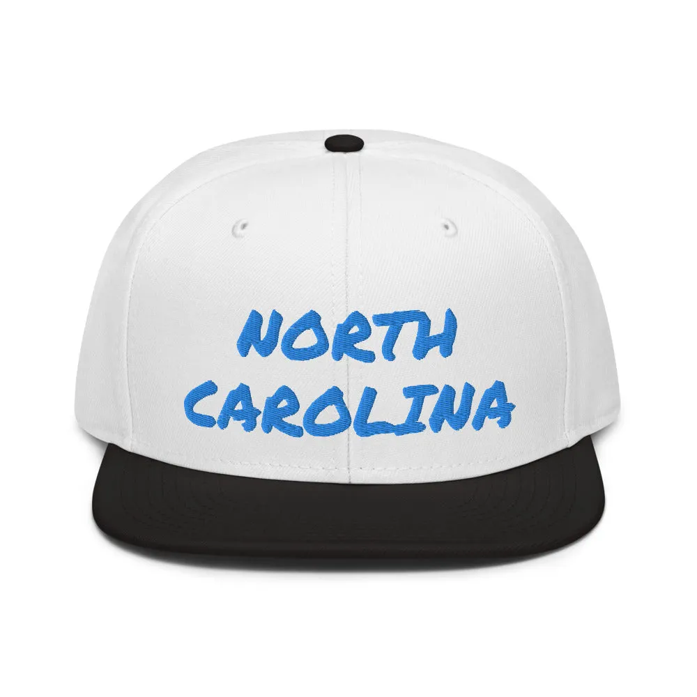 Snapback Hat "1053-0101 North Carolina (Blue Logo)"