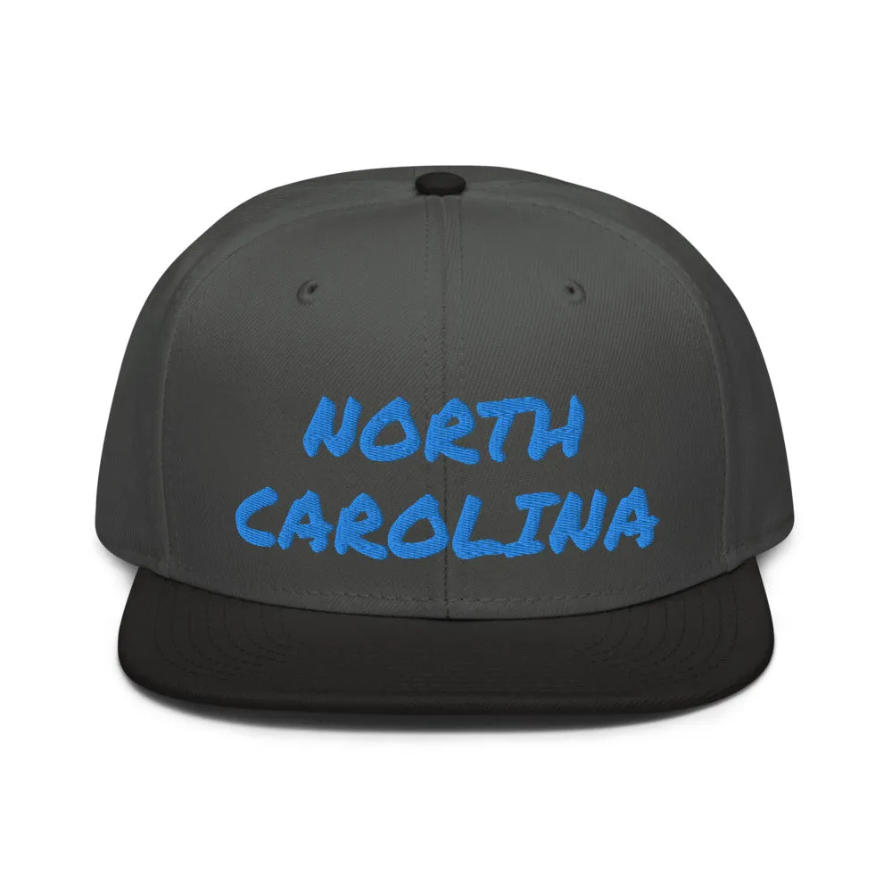 Snapback Hat "1053-0101 North Carolina (Blue Logo)"