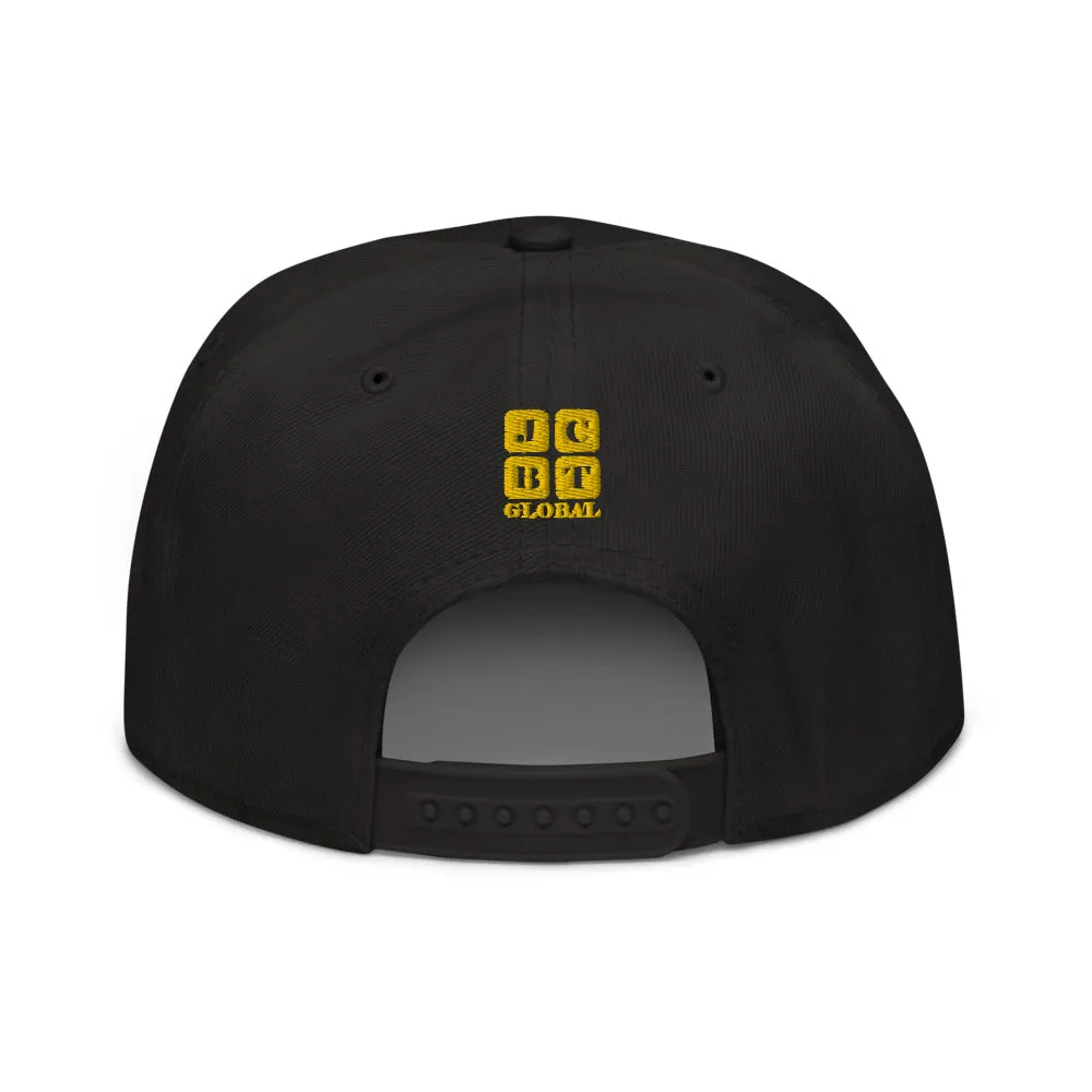Snapback Hat "2051-0031 Born To Play Surf (Yellow Logo)"