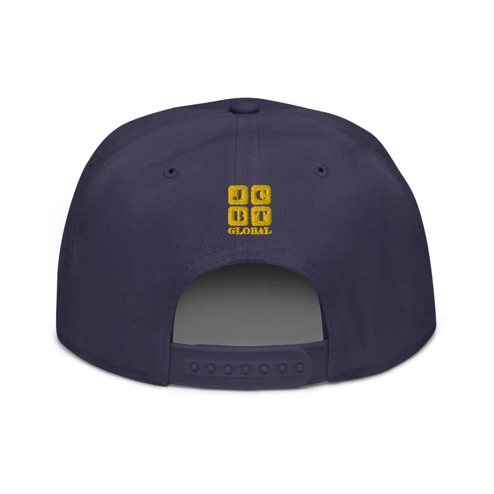 Snapback Hat "2051-0031 Born To Play Surf (Yellow Logo)"