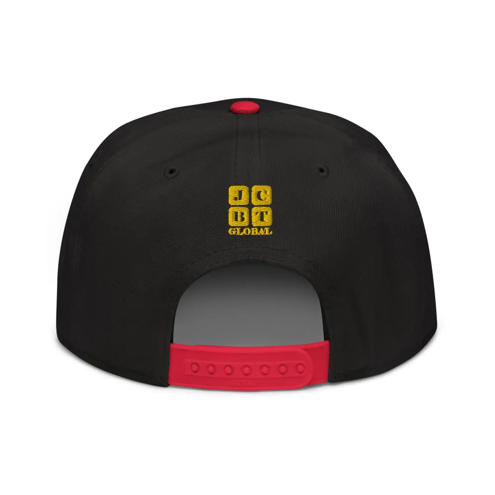 Snapback Hat "2051-0031 Born To Play Surf (Yellow Logo)"