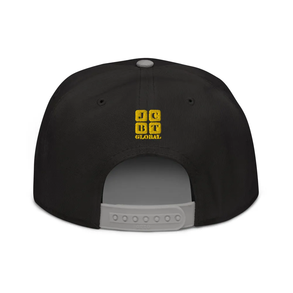 Snapback Hat "2051-0031 Born To Play Surf (Yellow Logo)"