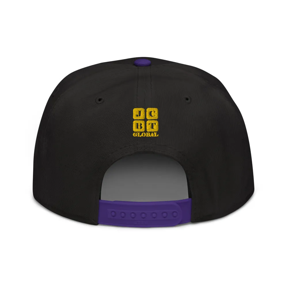 Snapback Hat "2051-0031 Born To Play Surf (Yellow Logo)"