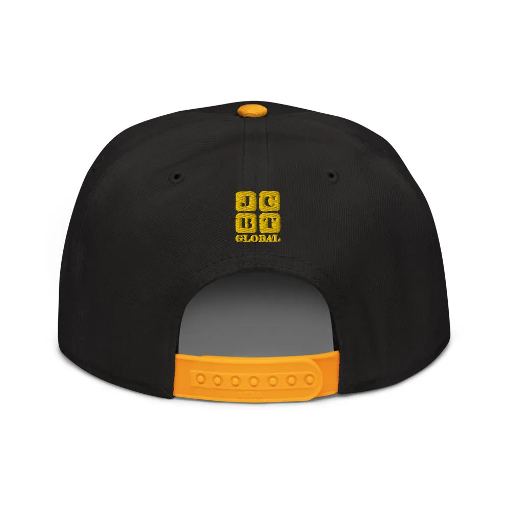 Snapback Hat "2051-0031 Born To Play Surf (Yellow Logo)"
