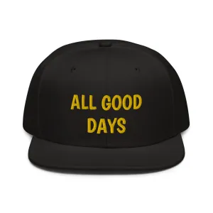 Snapback Hat "2052-0031 All Good Days (Yellow Logo)"