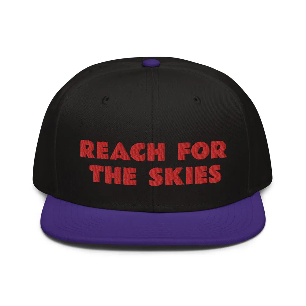 Snapback Hat "2052-0131 Reach For The Skies (Red Logo)"