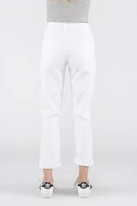 Sneak Peek 90's Skinny High Rise Distressed White Jeans