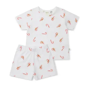 Snuggle Hunny Candy Cane Kids PJ Set
