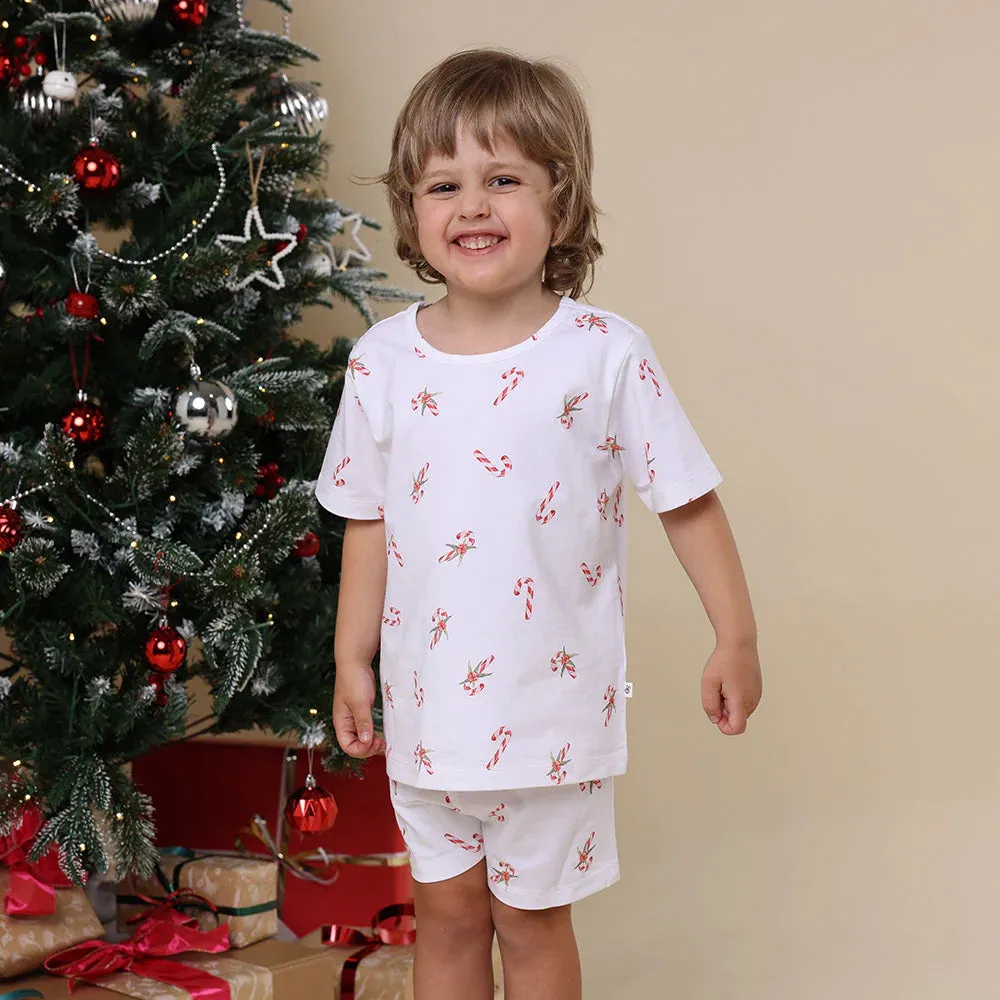 Snuggle Hunny Candy Cane Kids PJ Set