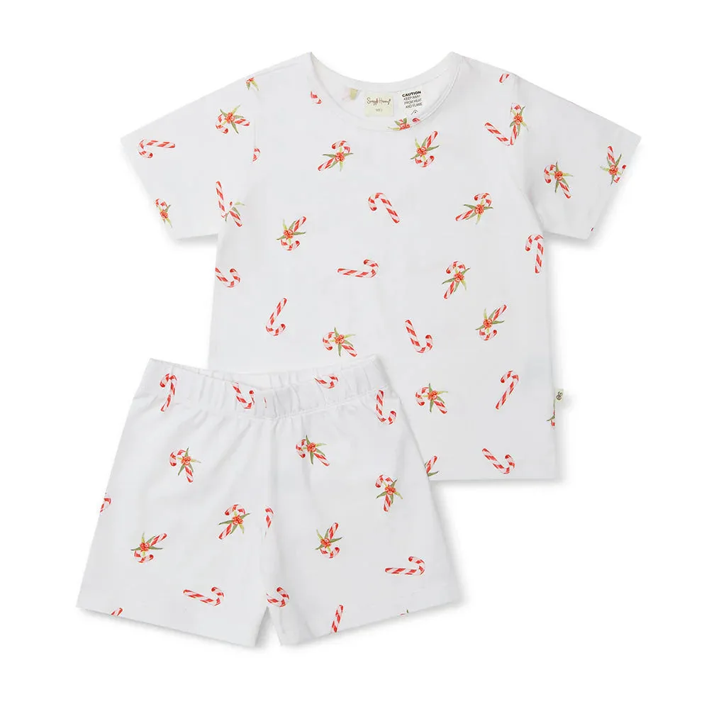 Snuggle Hunny Candy Cane Kids PJ Set