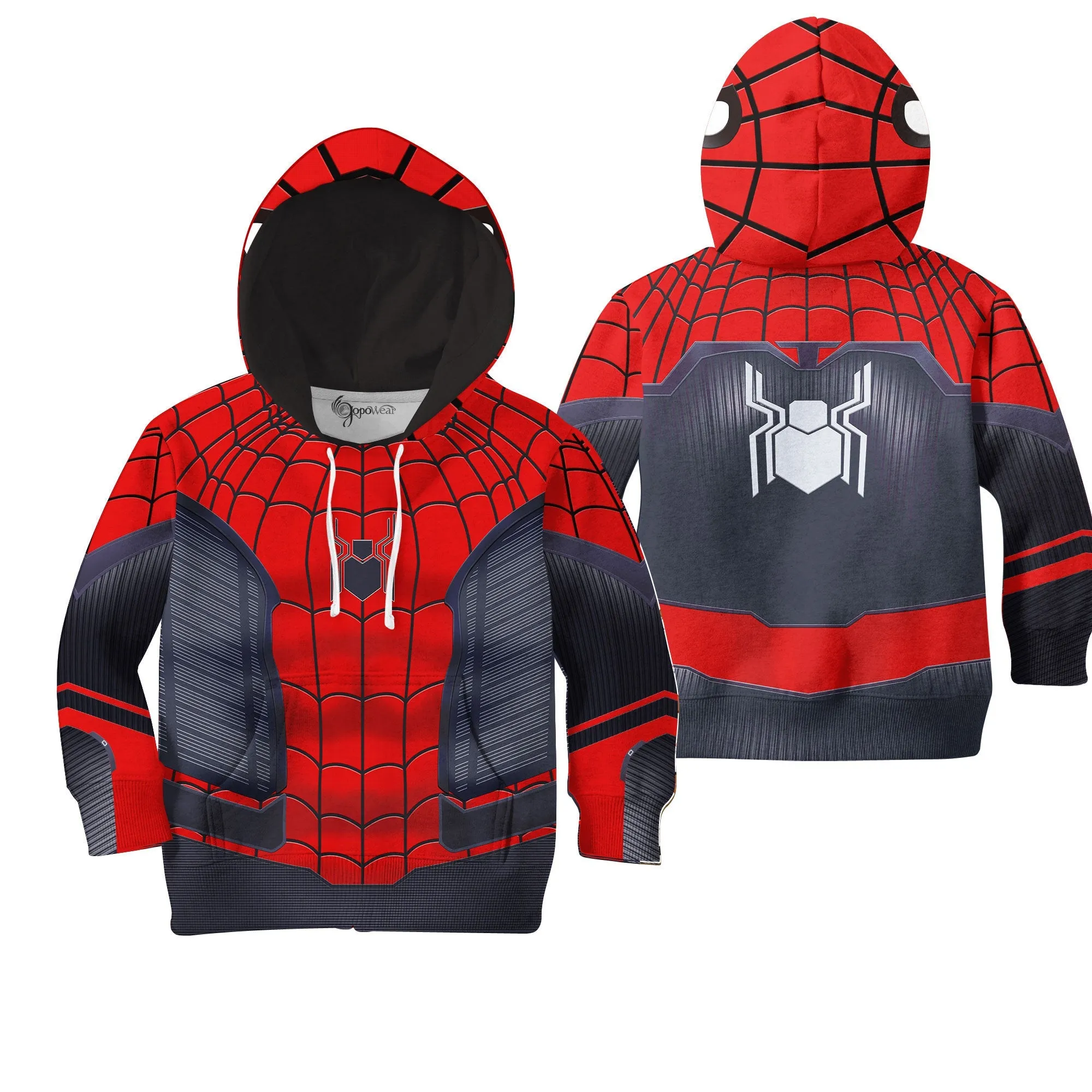 Spider Suit 3D Shirts For Kids Hoodie