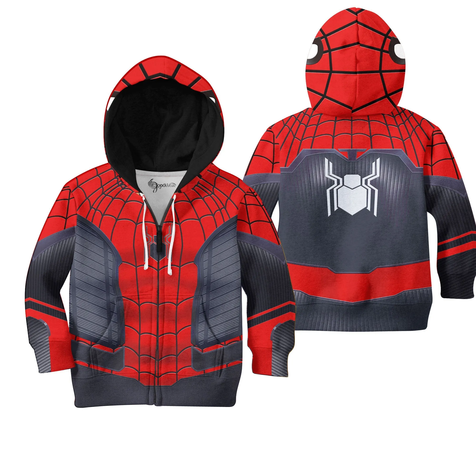 Spider Suit 3D Shirts For Kids Hoodie