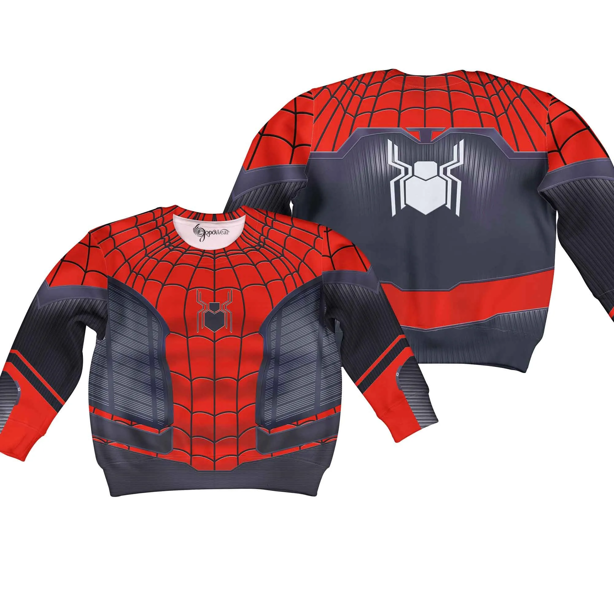 Spider Suit 3D Shirts For Kids Hoodie
