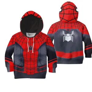 Spider Suit 3D Shirts For Kids Hoodie