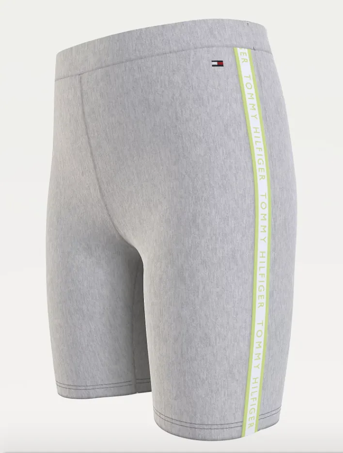 SS21 Tommy Hilfiger Girls Grey Tape Cycle Shorts