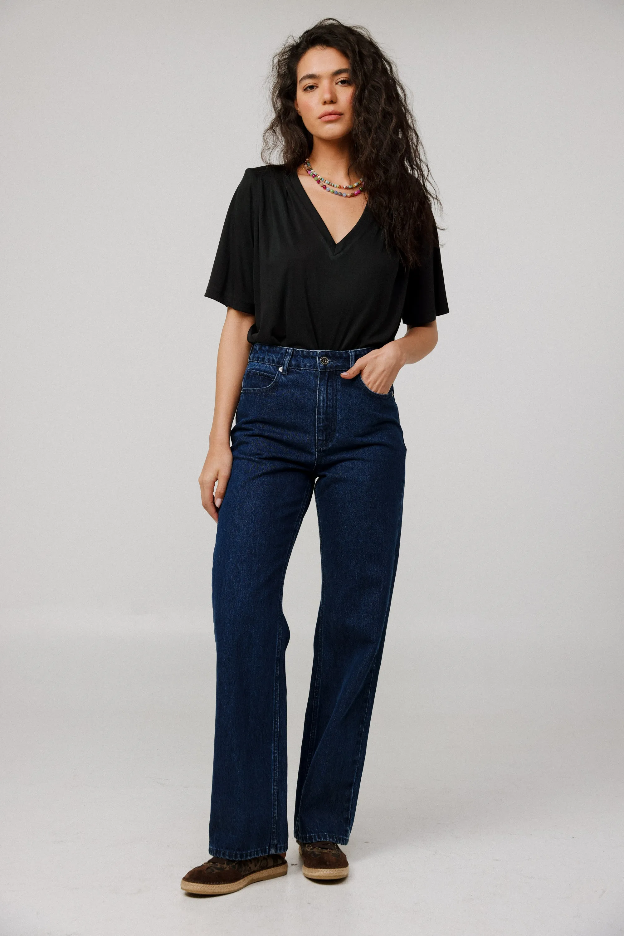 Star 486 Dark Blue Straight Denim