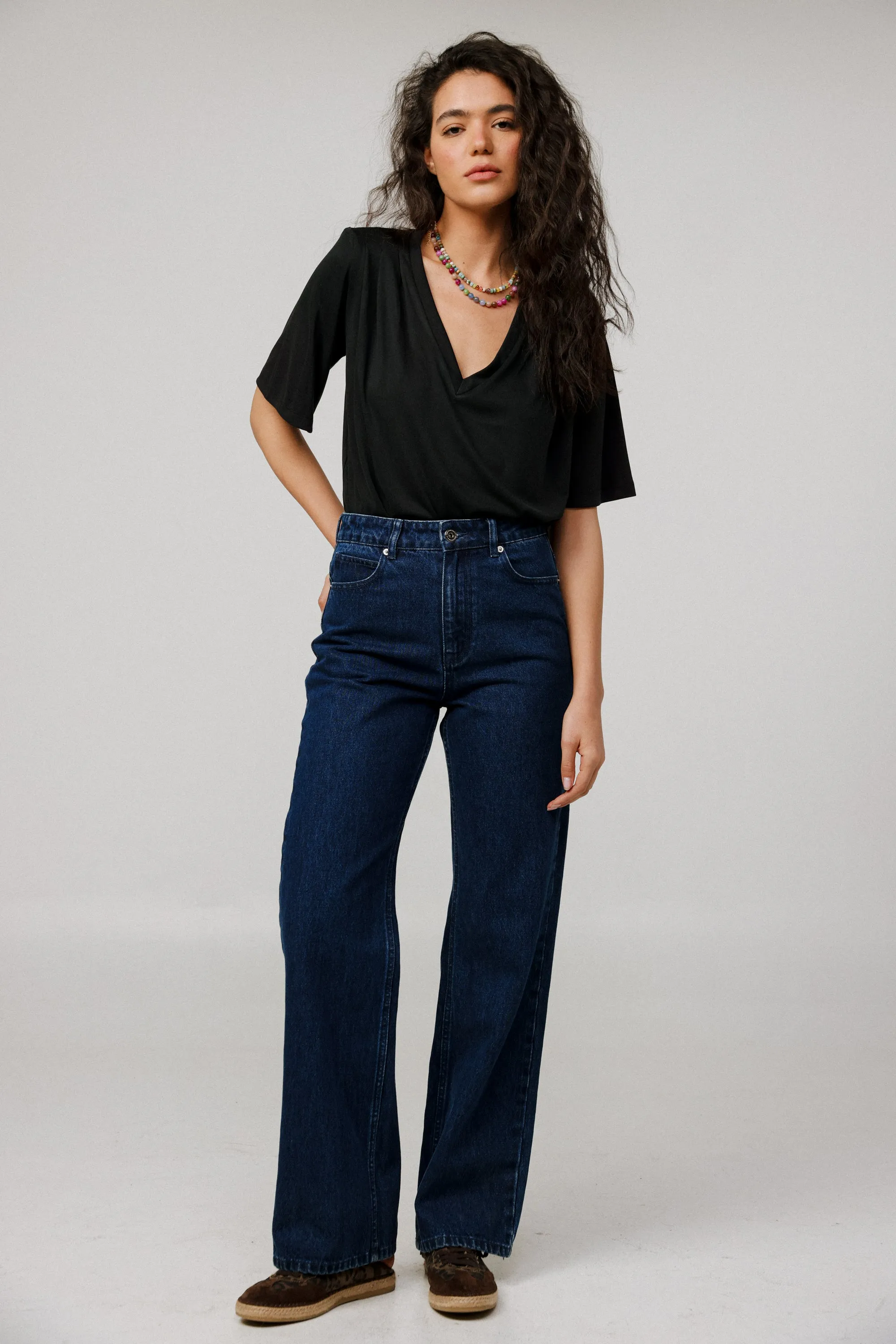 Star 486 Dark Blue Straight Denim