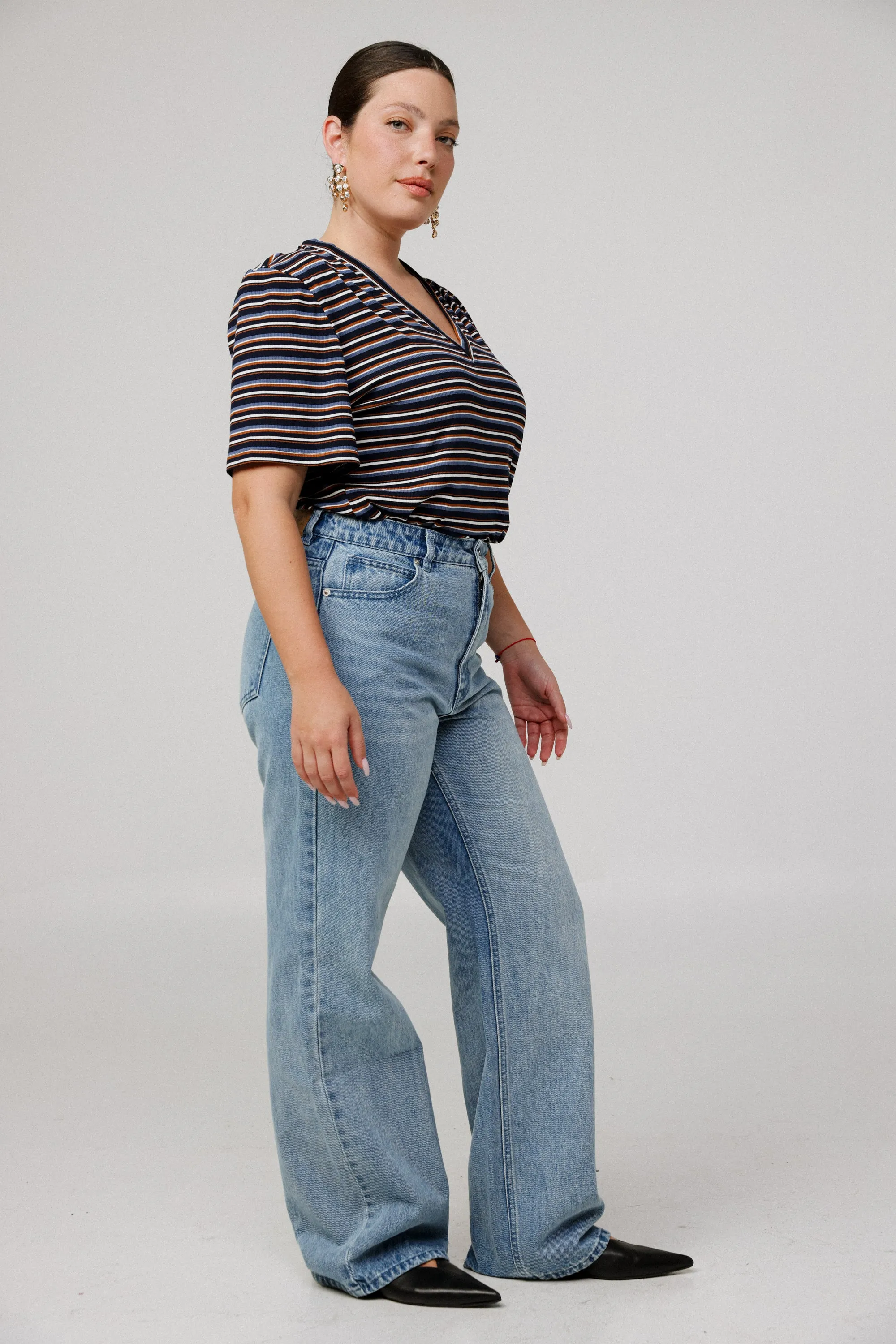 Star 486 Dark Blue Straight Denim