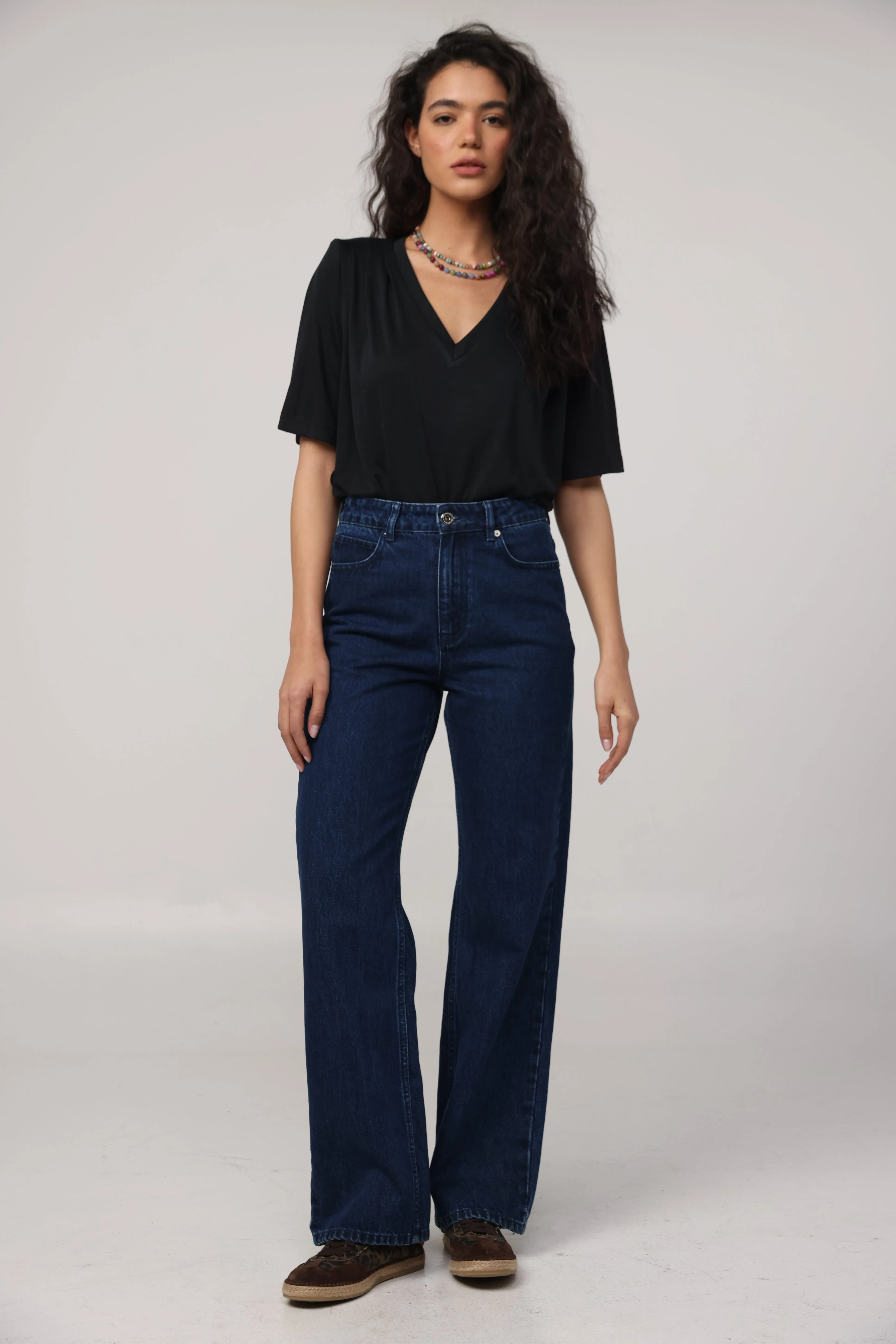 Star 486 Dark Blue Straight Denim