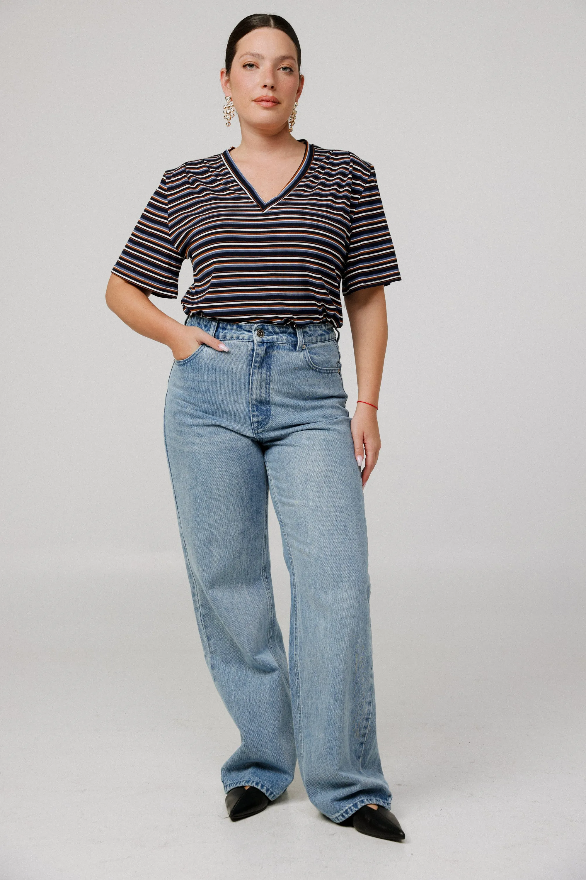 Star 486 Dark Blue Straight Denim