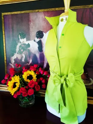 Summer Ride Shirt with Sash in Cactus