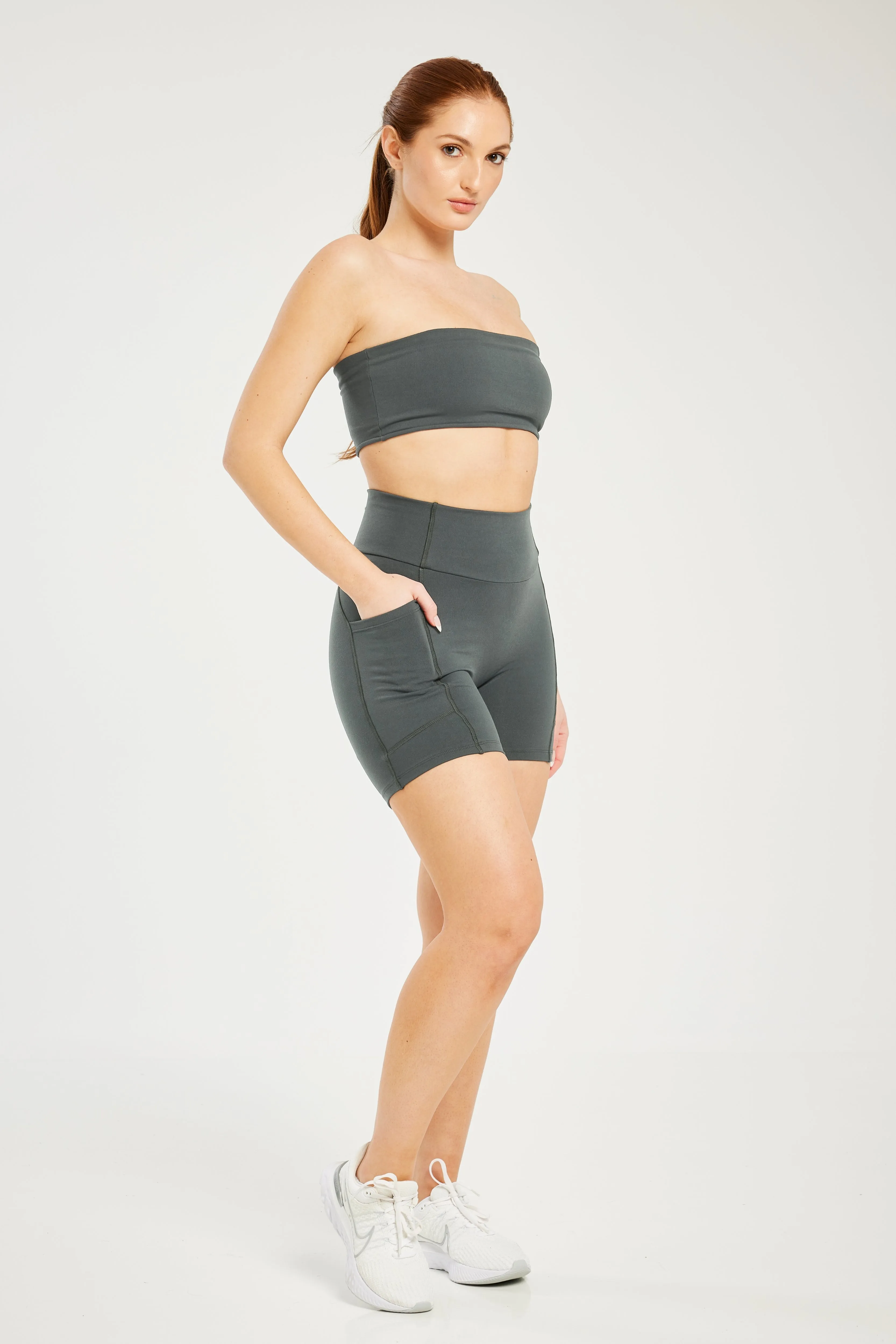 Super Stretch Pocket Shorts Dark Grey (FINAL SALE)