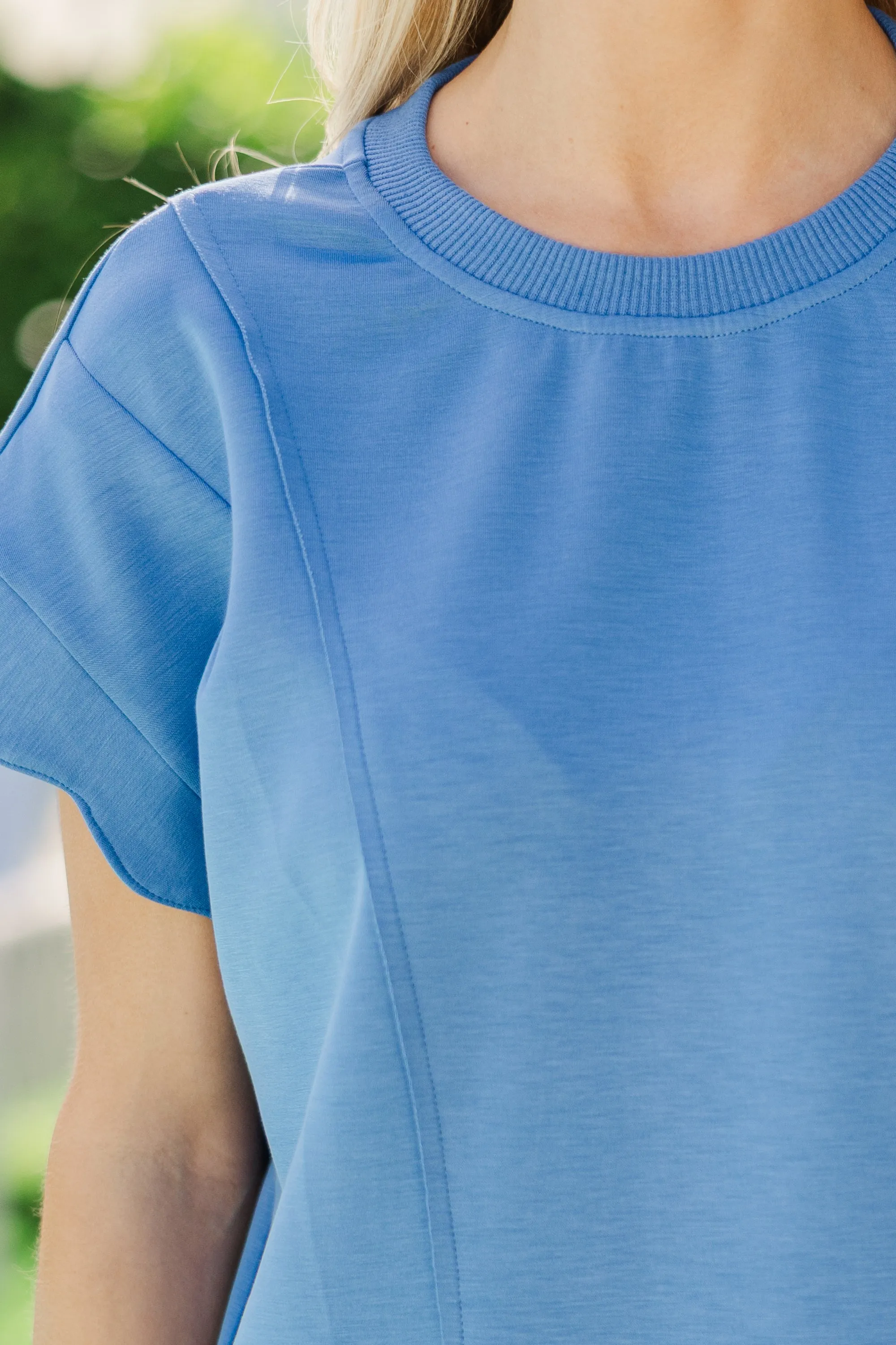 Sweet Serenity Blue Top
