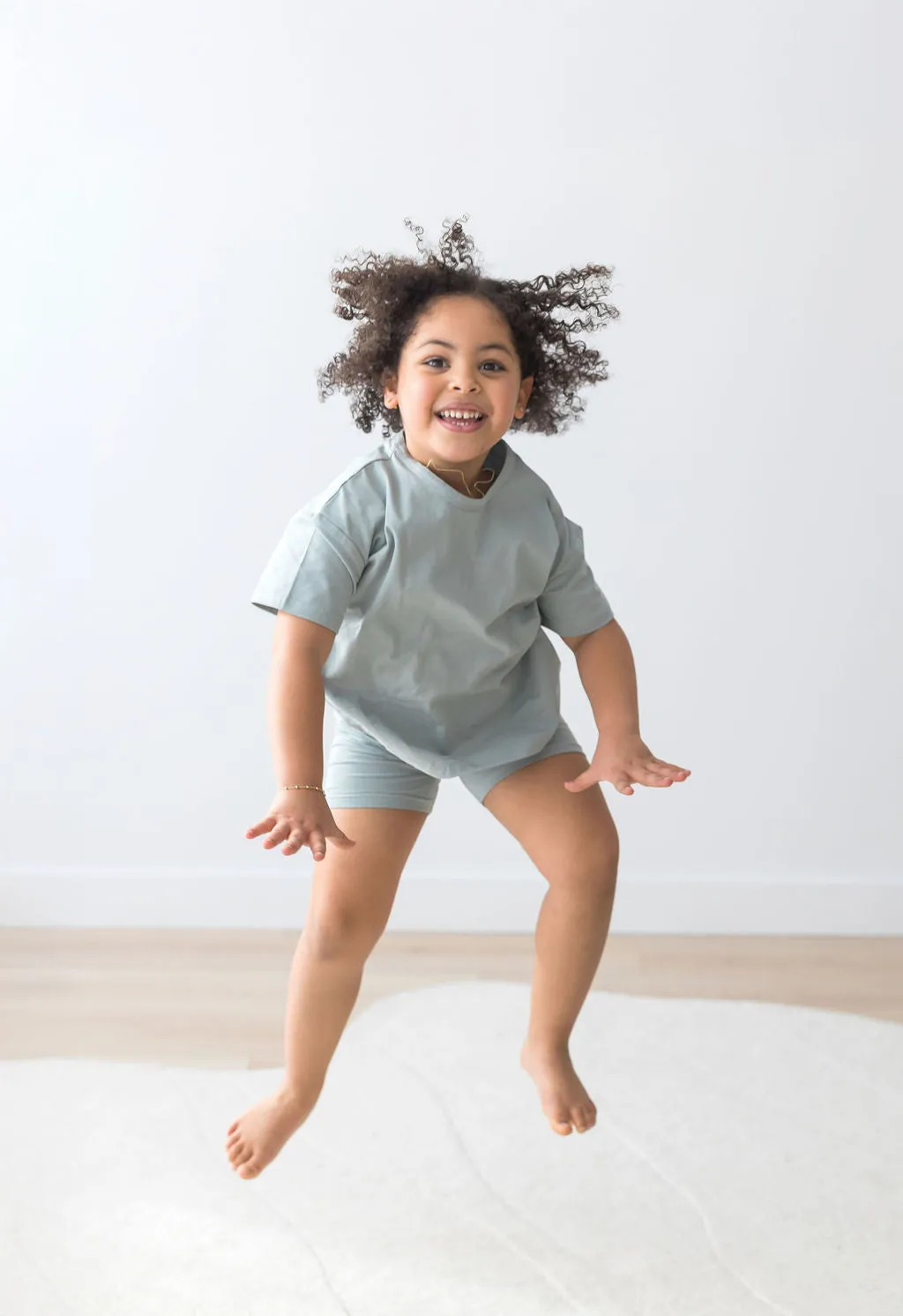 T-Shirt & Short Set | Mist