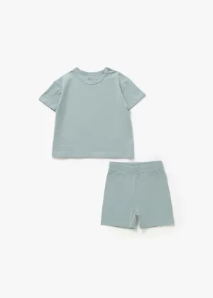 T-Shirt & Short Set | Mist
