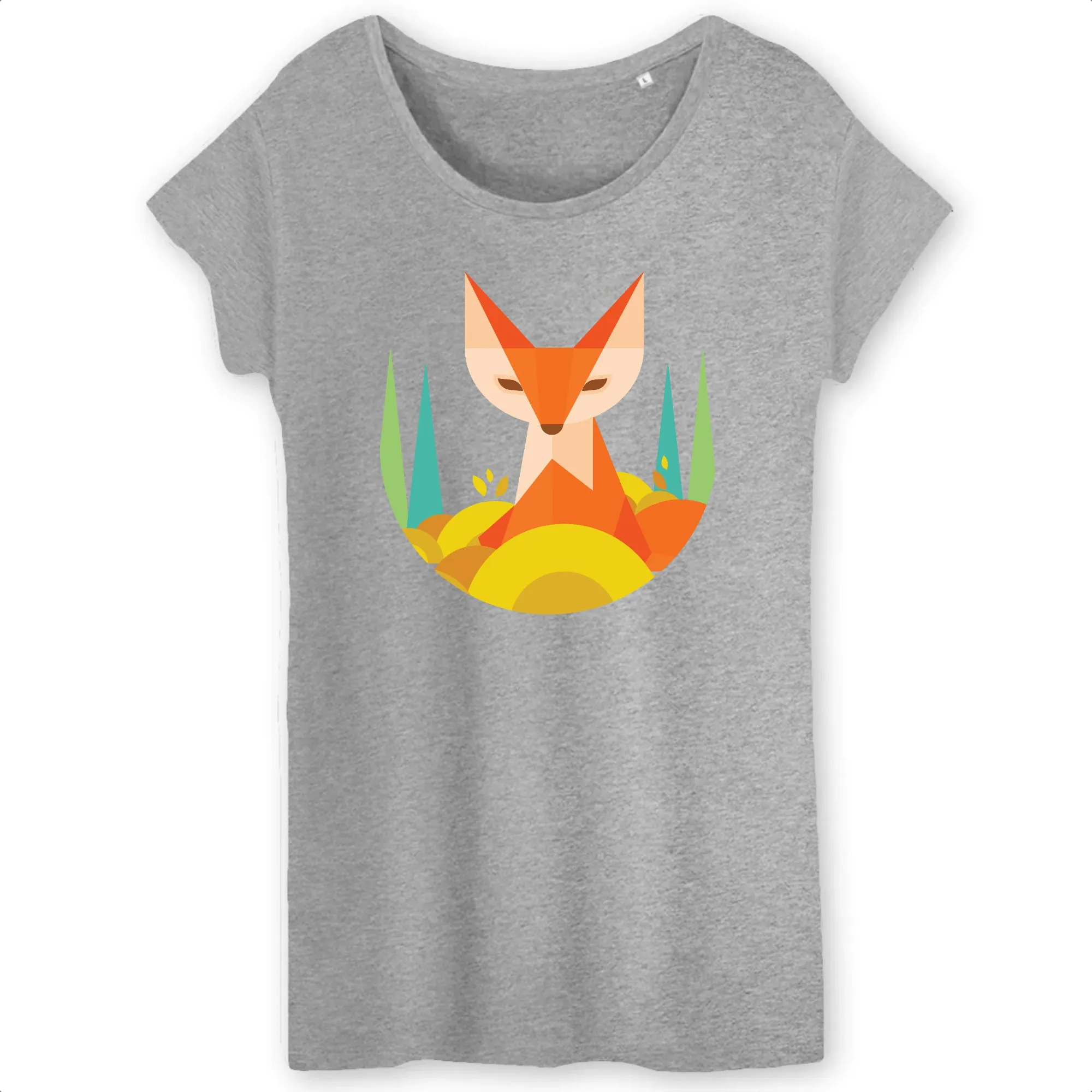 T-SHIRT - BIO- Fox Geometric - Damen