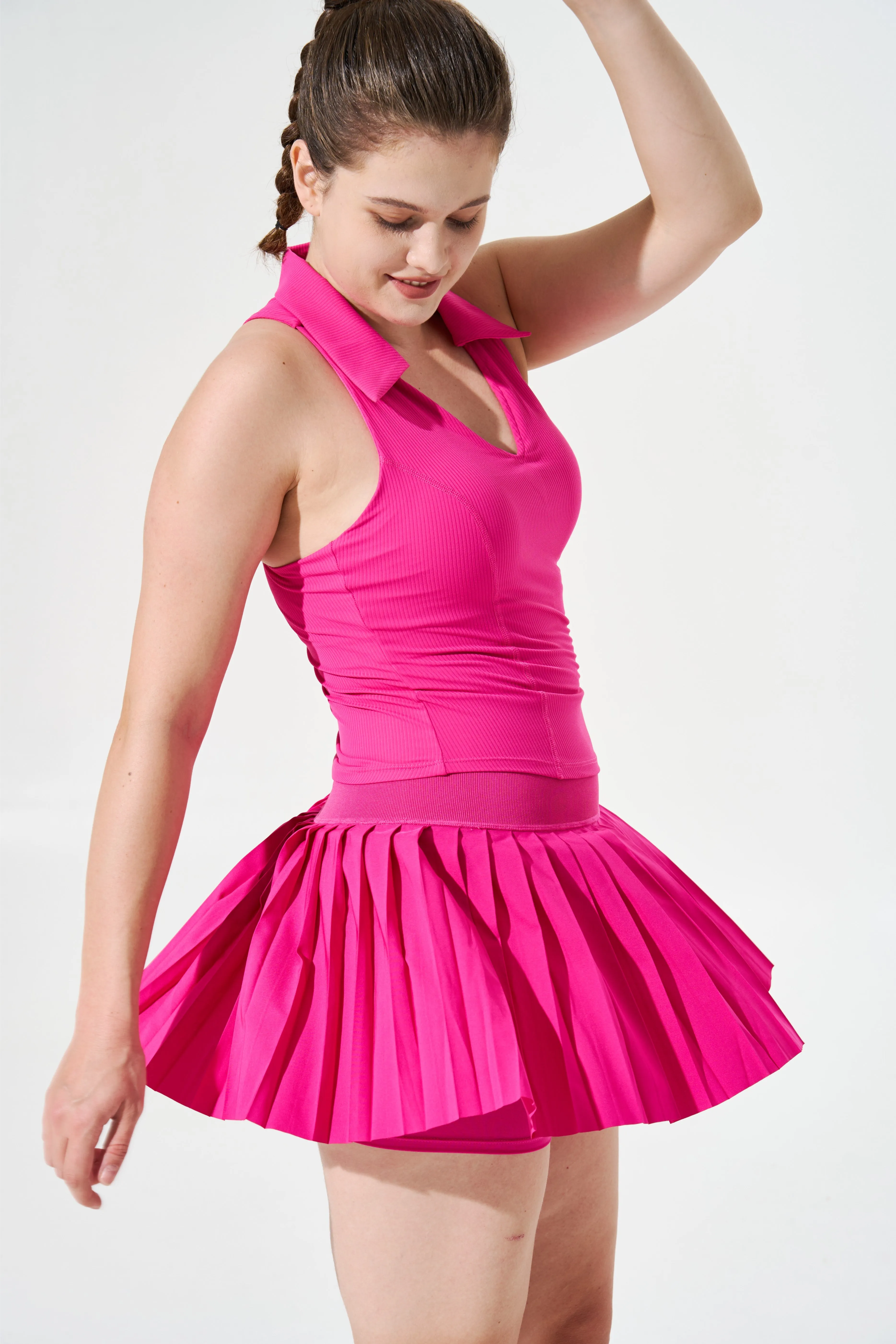 Tangs Display - Cooling & Sweat-Wicking Varsity Skort With In-Built Shorts