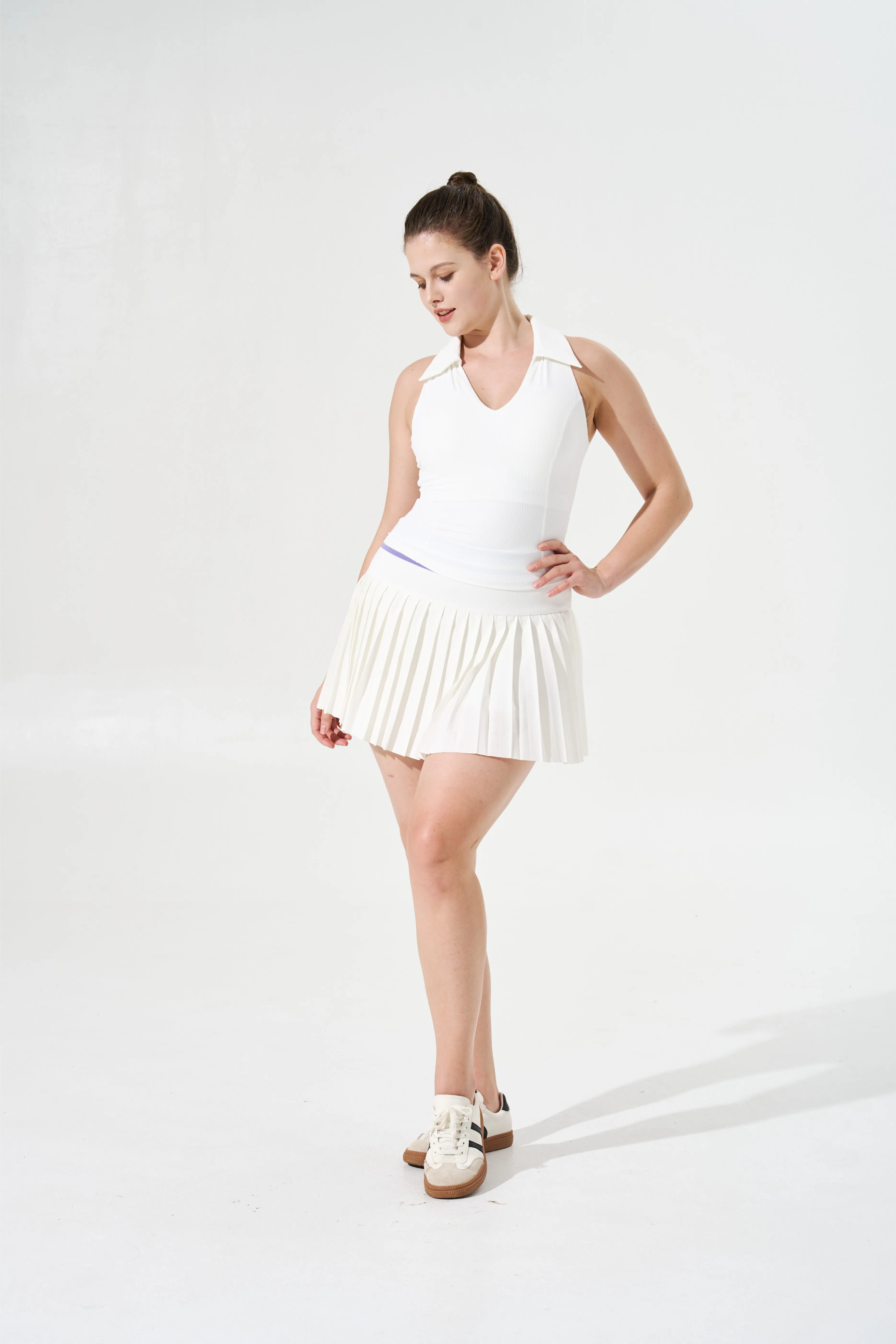 Tangs Display - Cooling & Sweat-Wicking Varsity Skort With In-Built Shorts