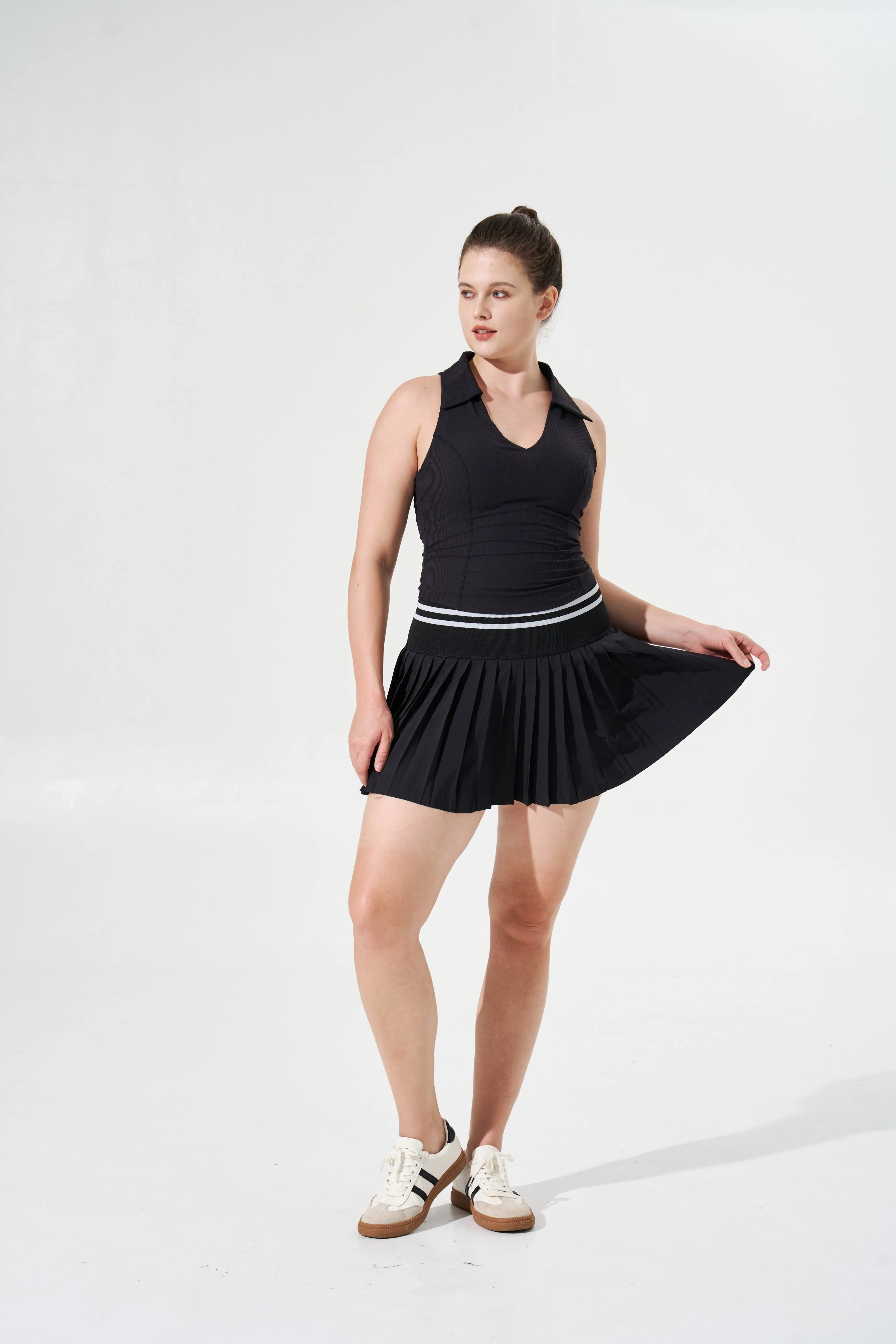 Tangs Display - Cooling & Sweat-Wicking Varsity Skort With In-Built Shorts