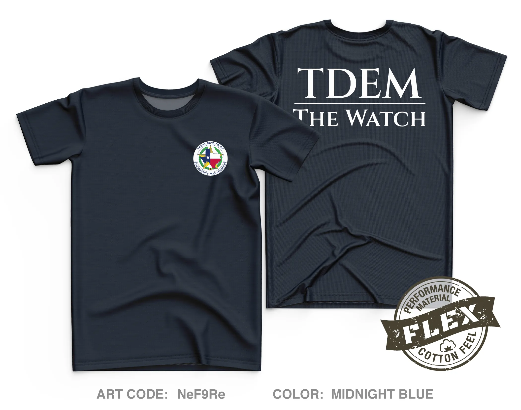 TDEM - The Watch Core Men's SS Flex Performance Tee - NeF9Re