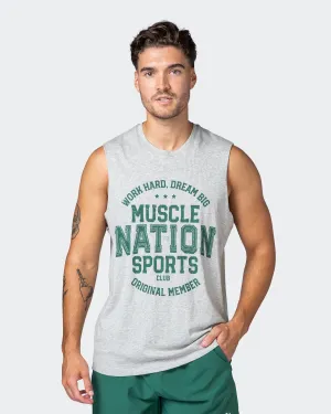 Team MN Tank - Light Grey Marl
