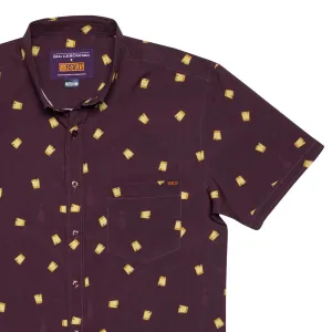 The Big Lebowski "THERE’S A BEVERAGE HERE!" – KUNUFLEX Short Sleeve Shirt