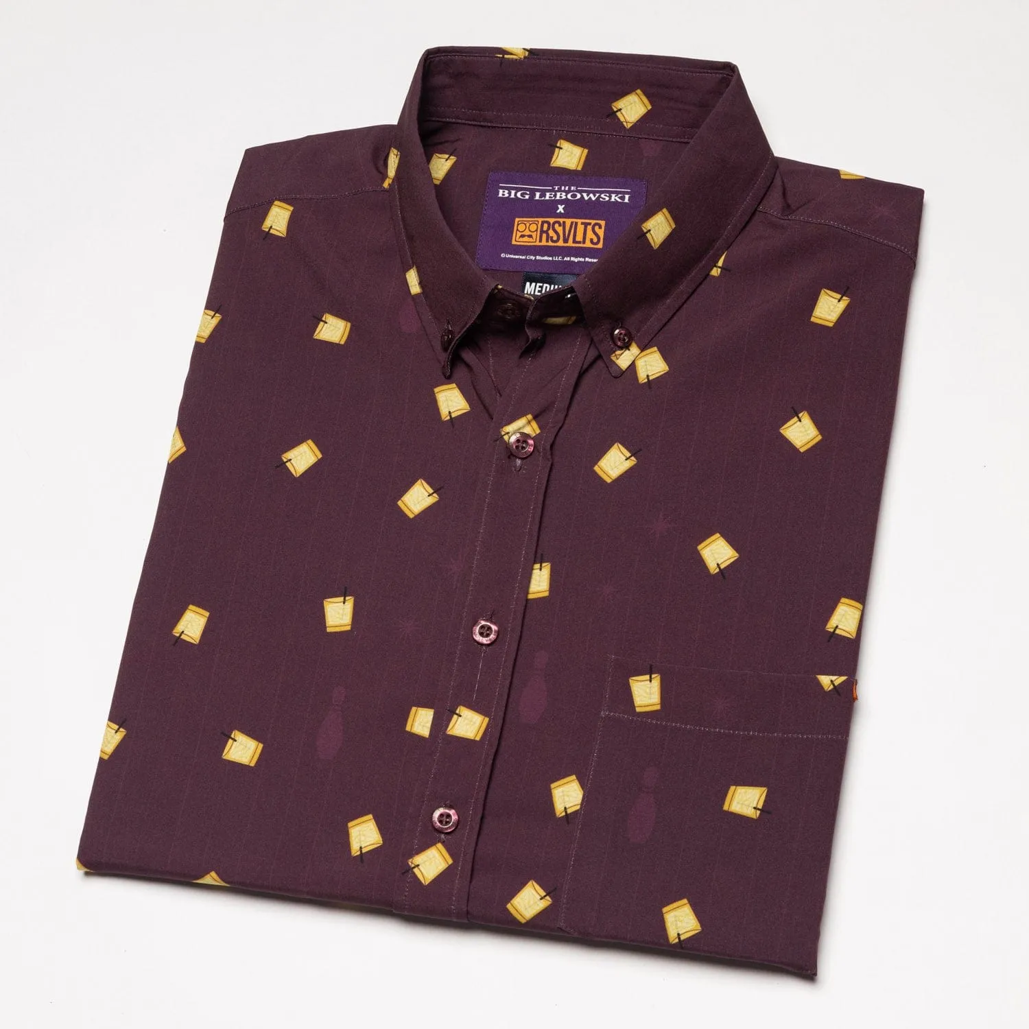 The Big Lebowski "THERE’S A BEVERAGE HERE!" – KUNUFLEX Short Sleeve Shirt