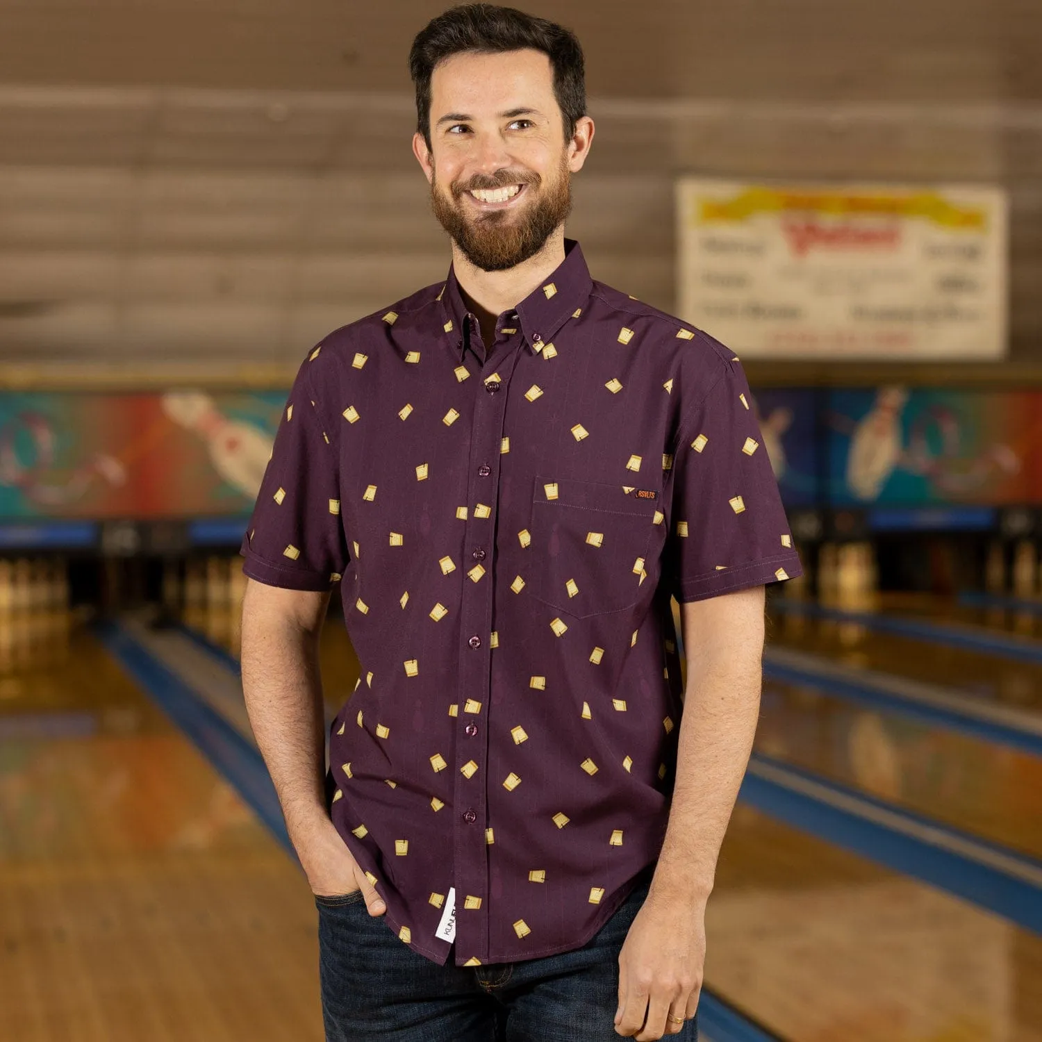 The Big Lebowski "THERE’S A BEVERAGE HERE!" – KUNUFLEX Short Sleeve Shirt