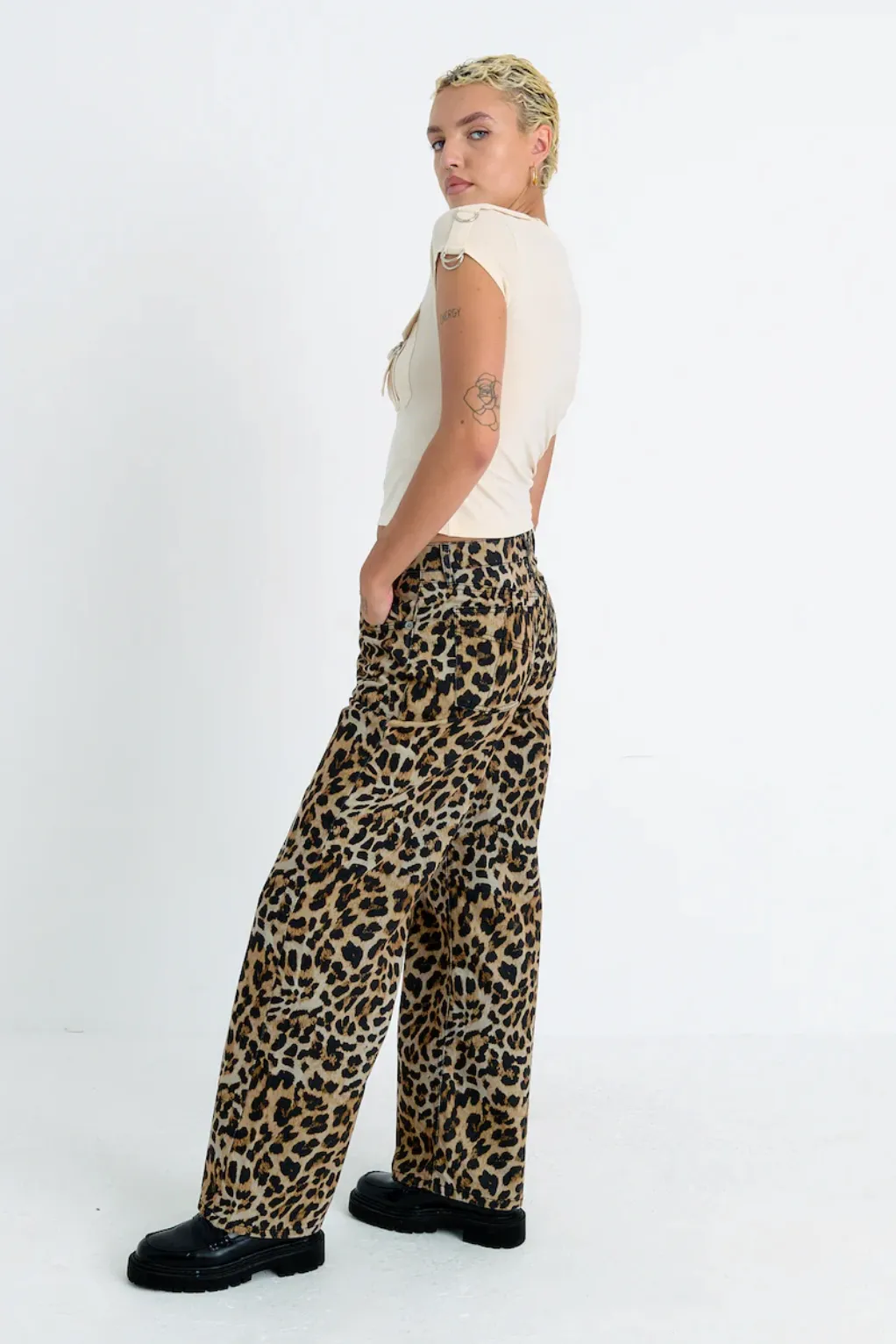 The Ragged Priest Leopard Wash Release Jeans